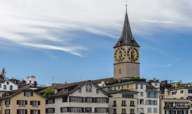 Roteiro Zurique: St. Peter Kirche