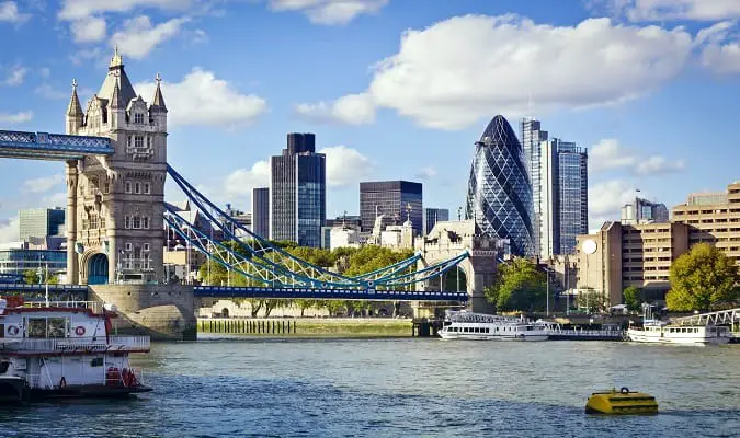 Londres, terceira maior cidade da Europa