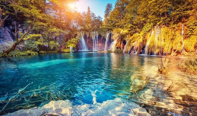 Plitvice Lakes National Park na Croácia