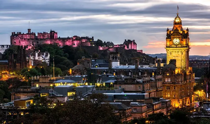 Temperatura em Edimburgo