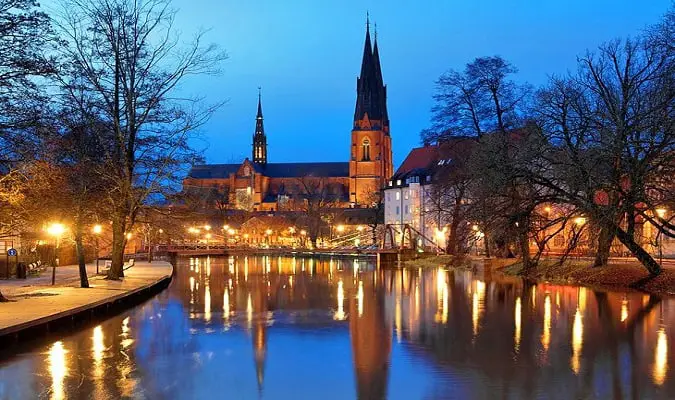 Uppsala, a quarta maior cidade da Suécia