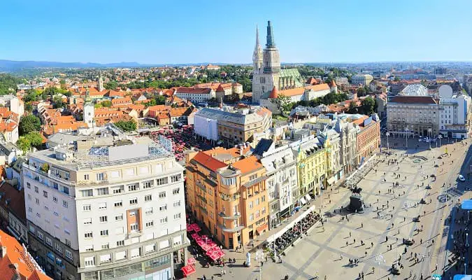 Zagreb, a capital e maior cidade da Croácia