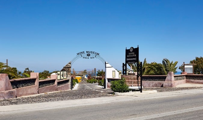 Museu do Vinho em Santorini