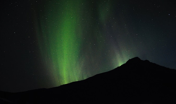 Aurora Boreal Islândia Foto