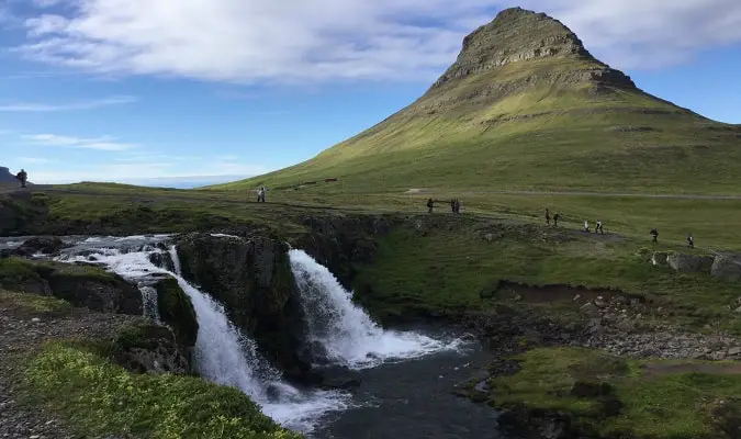 Kirkjufell Islândia