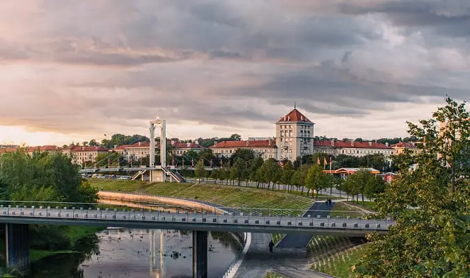 Kaunas é a segunda maior cidade da Lituânia