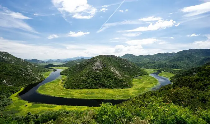 10% da Superfície de Montenegro é coberta por Parques Nacionais