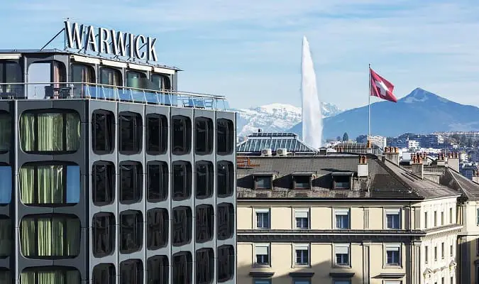 Melhores Hotéis em Genebra - ©Warwick Geneva 