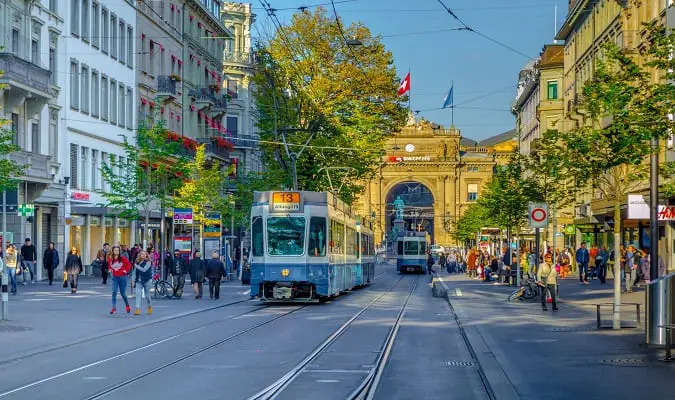 Compras em Zurique - Bahnhofstrasse